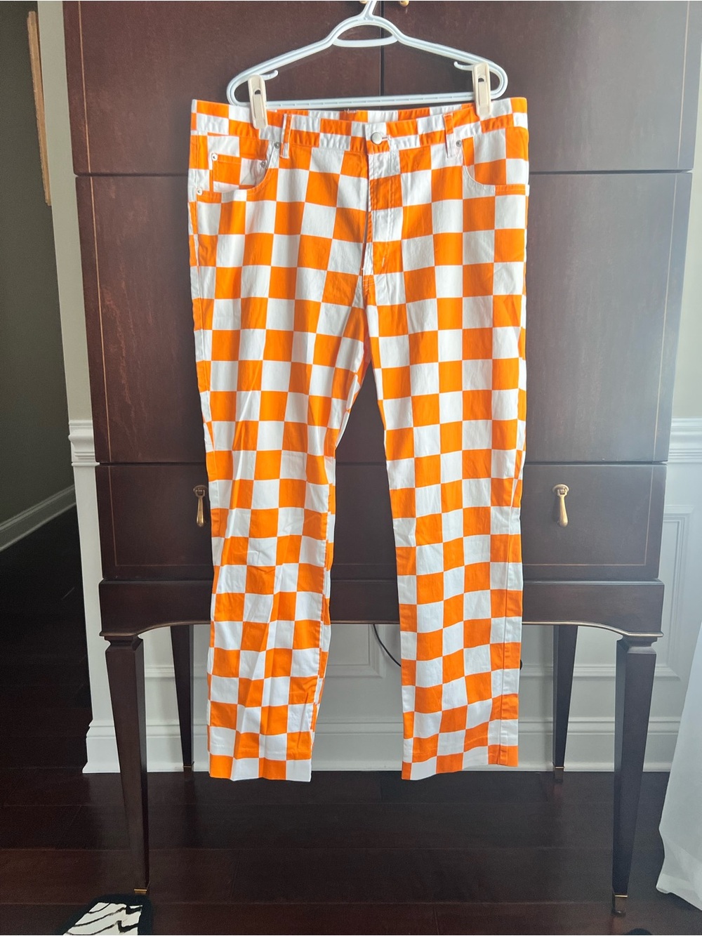 LoudMouth Rocky Top Tennessee Vols Checkered Pants Men’s 41x32 – Worn Once